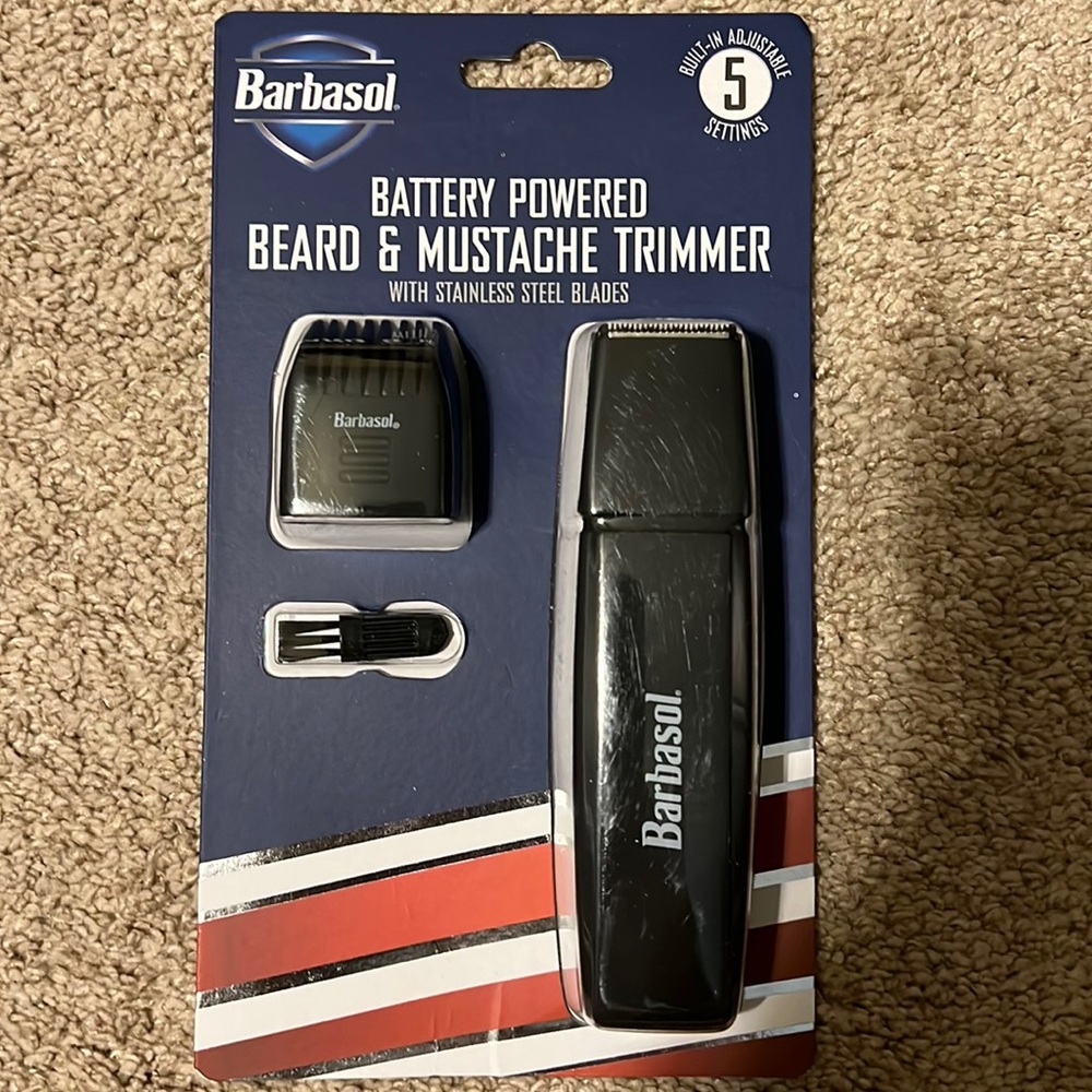 Barbasol Battery Powered Beard & Mustache Trimmer